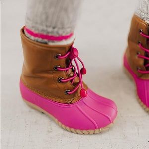 youth girls duck boots